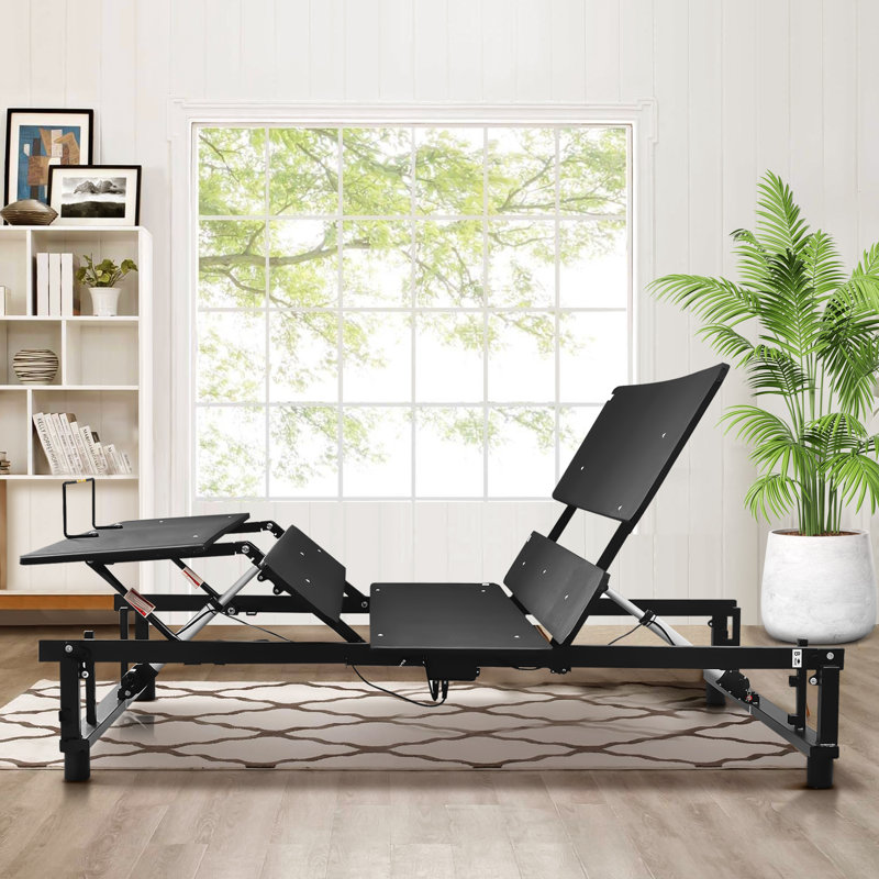 Alwyn Home Juarbe Massaging Zero Gravity Adjustable Bed with Wireless